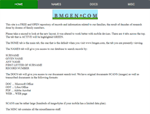 Tablet Screenshot of bmgen.com